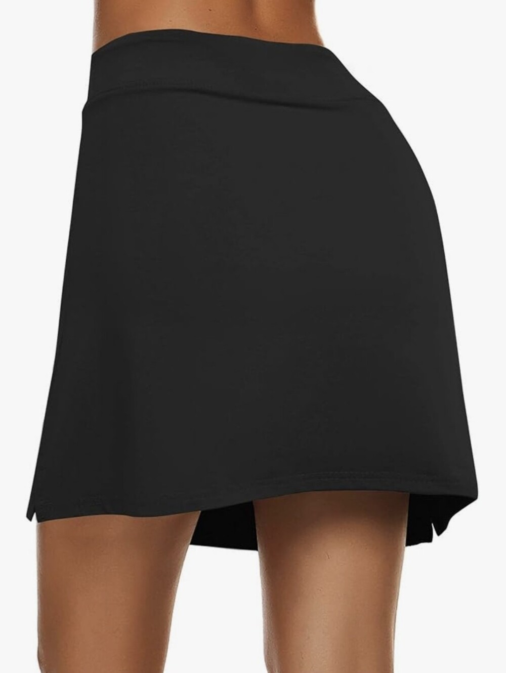 Ekouaer Women's Athletic Skort: Black, Size Small, Like New - Picture 9 of 10